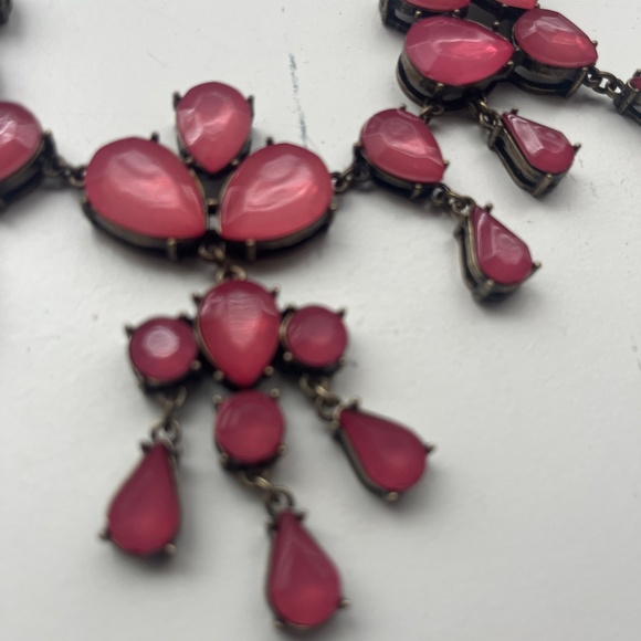 Pink and black chord necklace - Picture 2 of 3